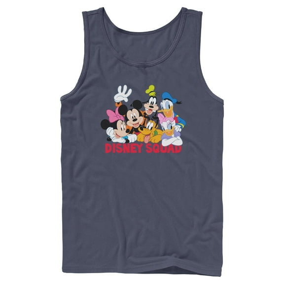 Mens Mickey & Friends Disney Squad Group Shot Tank Top