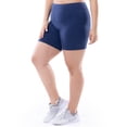 thumbnail image 7 of Athletic Works Women's Plus Size Core Active Dri-Works Bike Shorts, 7 of 7