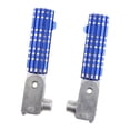 thumbnail image 3 of Reposapiés de 2 piezas, apoyapiés traseros para motocicleta, accesorios de tablero de Pedal antideslizantes plegables, reemplazo de fácil instalación Azul, 3 of 8