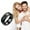 C, variant on Fashion New Physical Intelligent Temperature Couple Ring Mood Display Ring 8mm