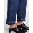 thumbnail image 5 of Scenario Women's and Women's Plus High Rise Straight Leg Let Down Hem Jeans, 29" Inseam, Sizes 0-28W, 5 of 8