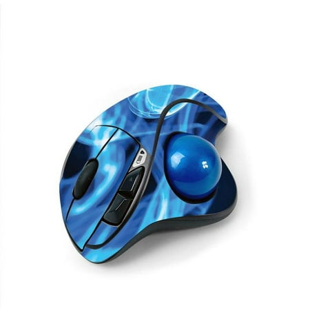 MightySkins LOGM570-Blue Flames Skin for Logitech M570 Wireless Trackball Mouse - Blue Flames