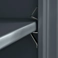 thumbnail image 2 of Sandusky Lee 46"W x 24"D x 72"H 5-Shelf Steel Storage Cabinet with Recessed Handle, 2 of 13