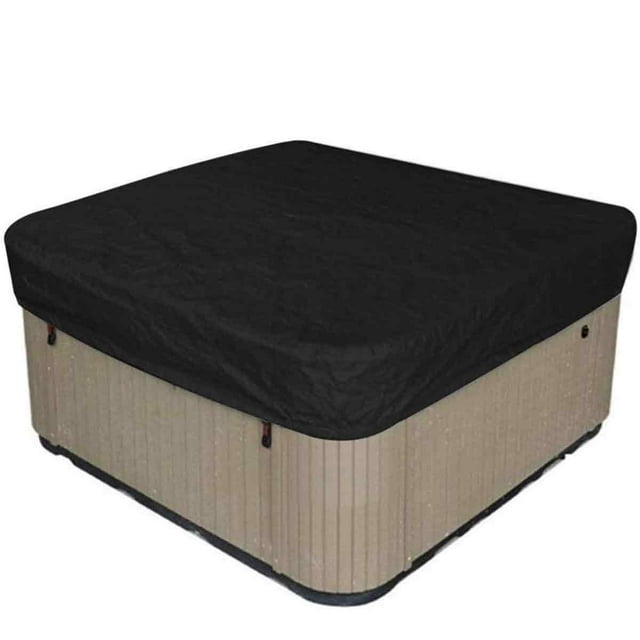 Outdoor Spa Covers, Stylish Design Waterproof Bathtub Cover, Suitable For Garden Hot Tub Spa, Tear-Resistant And Weatherproof, Convenient Storage And Installation