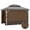 Brown and Coffee, variant on Aoodor 10x12 ft 4-Panel Outdoor Gazebo Curtains Waterproof Privacy Sidewall Replacement with Zipper for Patio Pergola, Brown and Khaki
