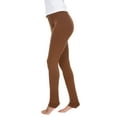 thumbnail image 3 of White Mark Women's Solid Color Leggings, 3 of 4
