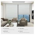 thumbnail image 5 of Bennium Cordless Cellular Shades Blackout Blinds for Indoor Windows, Black Out Blinds for Bedroom, Room Darkening Retractable Pull Down for Home, Shade Size 36" W x 72" H, White, JZCEL36WT72C, 5 of 9