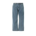thumbnail image 1 of PENGXIANG Girls Long Jeans Solid Color High Waist Straight-leg Trousers, 1 of 7