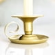 thumbnail image 3 of Bienvenido Candelabro cónico de hierro retro, juego de 2, candelabros dorados simples, soporte para velas para Halloween, Navidad, comedor, decoración del hogar, 3 of 6