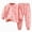 Z099-Light Pink, variant on NIEWTR Toddler Girl Little Girls Fall Outfits Contrast Color Sweatshirts Tops Pants Infant Clothes Set for 0 6 12 18 24 M 1t 2t 3t 4t 5t 6t Dailywear Set,3-6 Months