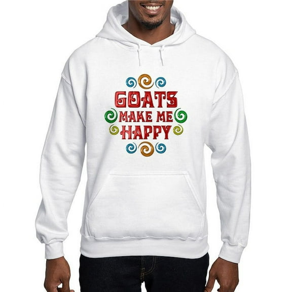 CafePress - Goat Happiness Hooded Sweatshirt - Pullover Hoodie, Hooded Sweatshirt