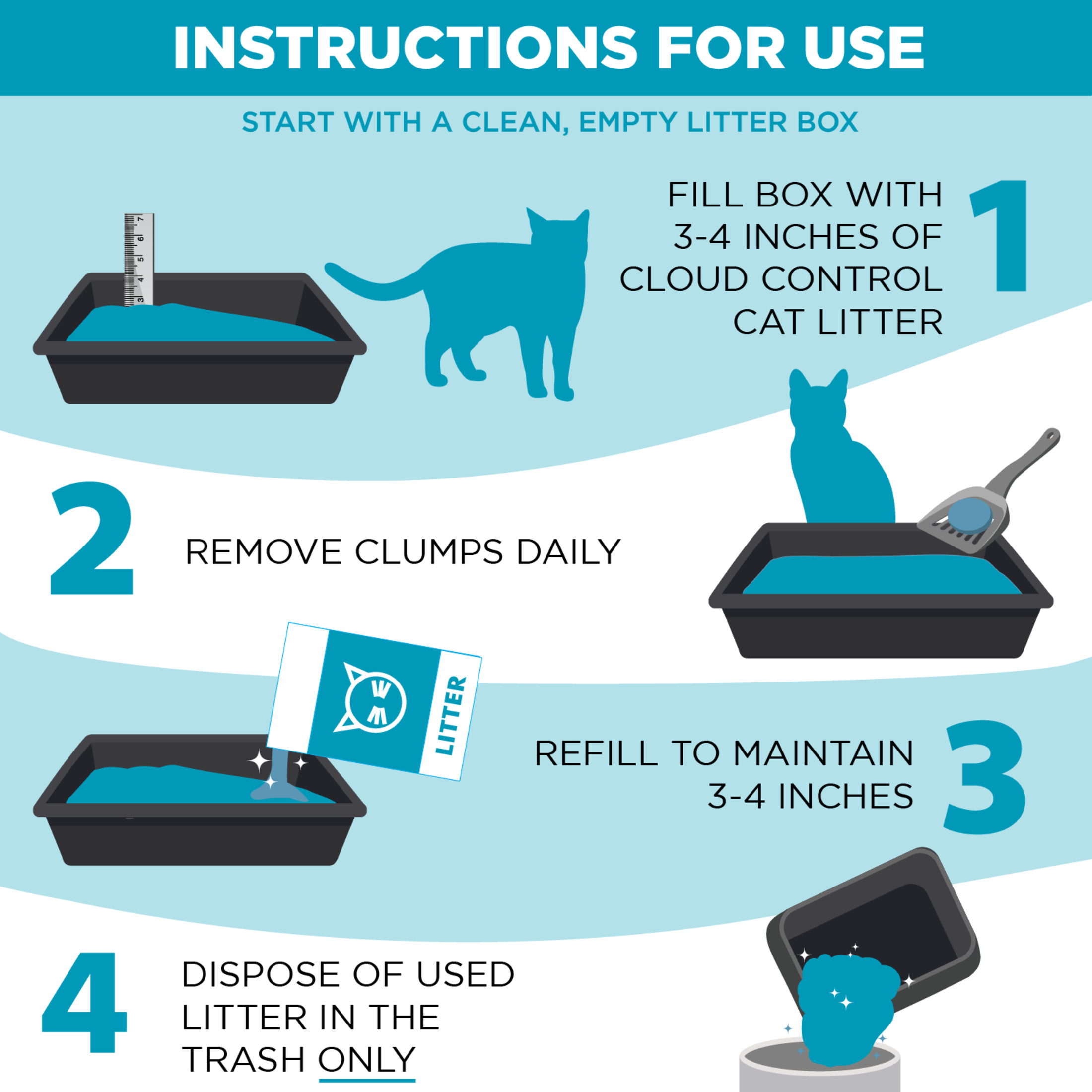 ARM & HAMMER Cloud Control Multi-Cat Clumping Litter photo 7