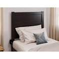 thumbnail image 3 of NoHo Twin Extra Long Solid Wood Bed with Footboard and 2 Drawers in Espresso, 3 of 10
