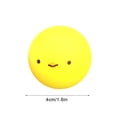 thumbnail image 2 of RKSTN Decompression Sticky Wall Ball Sticky Ball Squeeze Vent Ball Little Pink Pig And Little Yellow Chicken Decompression Sticky Wall Ball Yellow (No Luminous Light), 2 of 5
