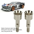 thumbnail image 3 of RC Rear Wheel Axle Stub, Silver High Strength RC Rear Wheel Axle Cup Steel  for Maintenance, 3 of 8