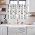 thumbnail image 2 of Easter Kitchen Curtains Window Panels, Spring Cute Bow Rabbit Grey White Buffalo Plaid Insulated Window Treatment Curtain, Grommet Curtains for Bedroom/Living Room/Bathroom, 2 Piece 42"Wx54"L, 2 of 8