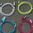thumbnail image 3 of HEVIRGO 1/2/3m Nylon Braided Fast Data Charger Type C Cable for Samsung Galaxy S8 A5 A7, 3 of 10