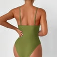 thumbnail image 4 of KDFJPTH Swimsuit for Women 2024 Onepiece Tummy High Waisted Bathing Suit Wrap Tie Back Monokini Frontcross 1 Piece Swimwear, 4 of 6