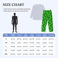 thumbnail image 4 of Fuzoiu St Patrick's Day2 Print Men's Long-Sleeved Pajama,Lounge Button Down Nightwear,Mens Notch Collar Pajama Set -Small, 4 of 7