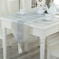 thumbnail image 3 of Diamante Strip Table Runner Table Flag with Tassel for Home Table Decoration 32CMX180CM, 3 of 7