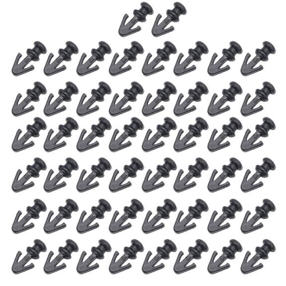 50Pcs Auto Fastener Clips Replacement Lower Weatherstrip Door Seal Clip Rivet Automotive Part Accessory