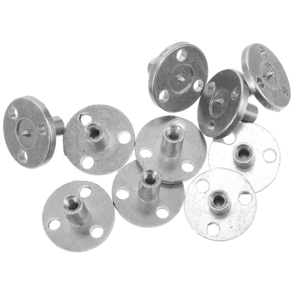 Luxshiny 10Pcs Musical Box Parts Silver Alloy Practical Design for DIY Projects