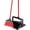 Tw Pck, variant on Libman Commercial 919 Lobby Dust Pan and Broom Set Open Lid, Black/Red Pack of 2 Tw Pck
