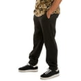thumbnail image 3 of Vibes Men's Fleece Pull-On Sweatpants Relaxed Fit Elastic Bottom, 3 of 5