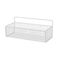 thumbnail image 3 of Hanging Kitchen Basket, Floating Shelf Kitchen Storage Organizer, Bathroom Wall White, 3 of 9