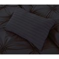 thumbnail image 3 of Casa Platino 7 Piece Ruffeled Comforter Set - King/Black, 3 of 4
