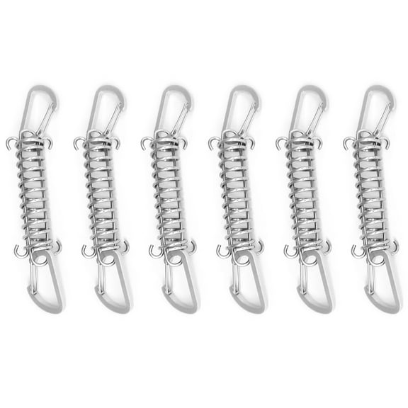 Outdoor Shock Absorbing Spring Tensioner Training Leash Spring High Strength Camping Tent Rope Tensioner Spring Buckles