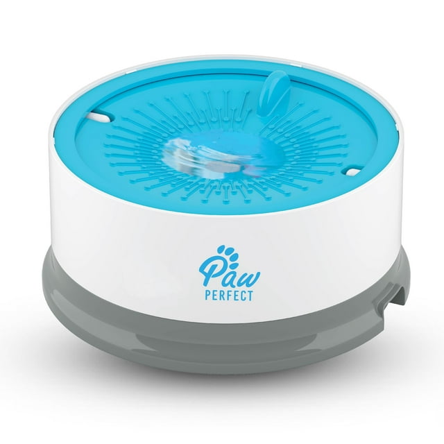 Paw Perfect Floating Water Bowl for Pets, No-Spill Design, Anti-Gulp, Slow Drinking, BPA-Free, Dishwasher Safe, Non-Slip Base