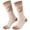 Brown, variant on LIZENG Kids' Ski Socks with Print Thermal Mid Calf Socks for Boys & Girls Cotton for Kids