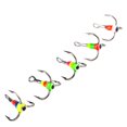 thumbnail image 1 of 8 # Anzuelo De Pesca De Acero De Alto Carbono Gancho De Tres Mordazas Buena Mano De Obra Aparejos De Pesca Portátiles Para Accesorios De Pesca Al Aire Libre 5 Uds Kearding OD010442-02, 1 of 7