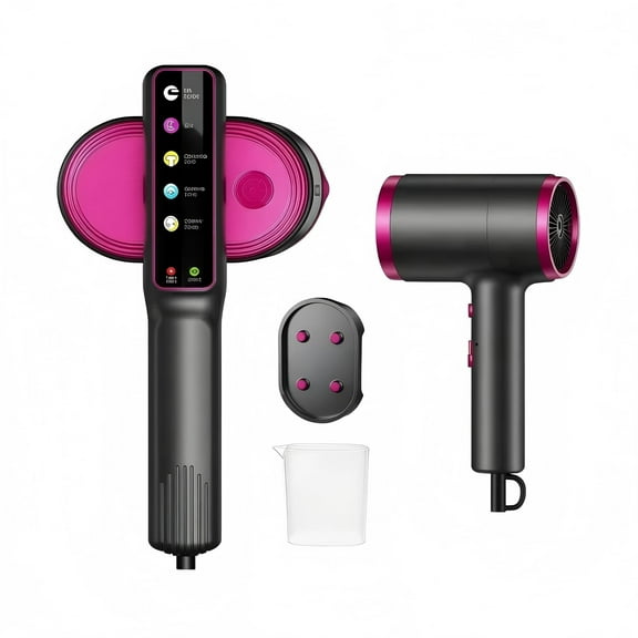 Travel Garment Steamer and Iron 2-in-1, Portable Clothes Steamer with LED Display and Multiple Steam Modes, 110V