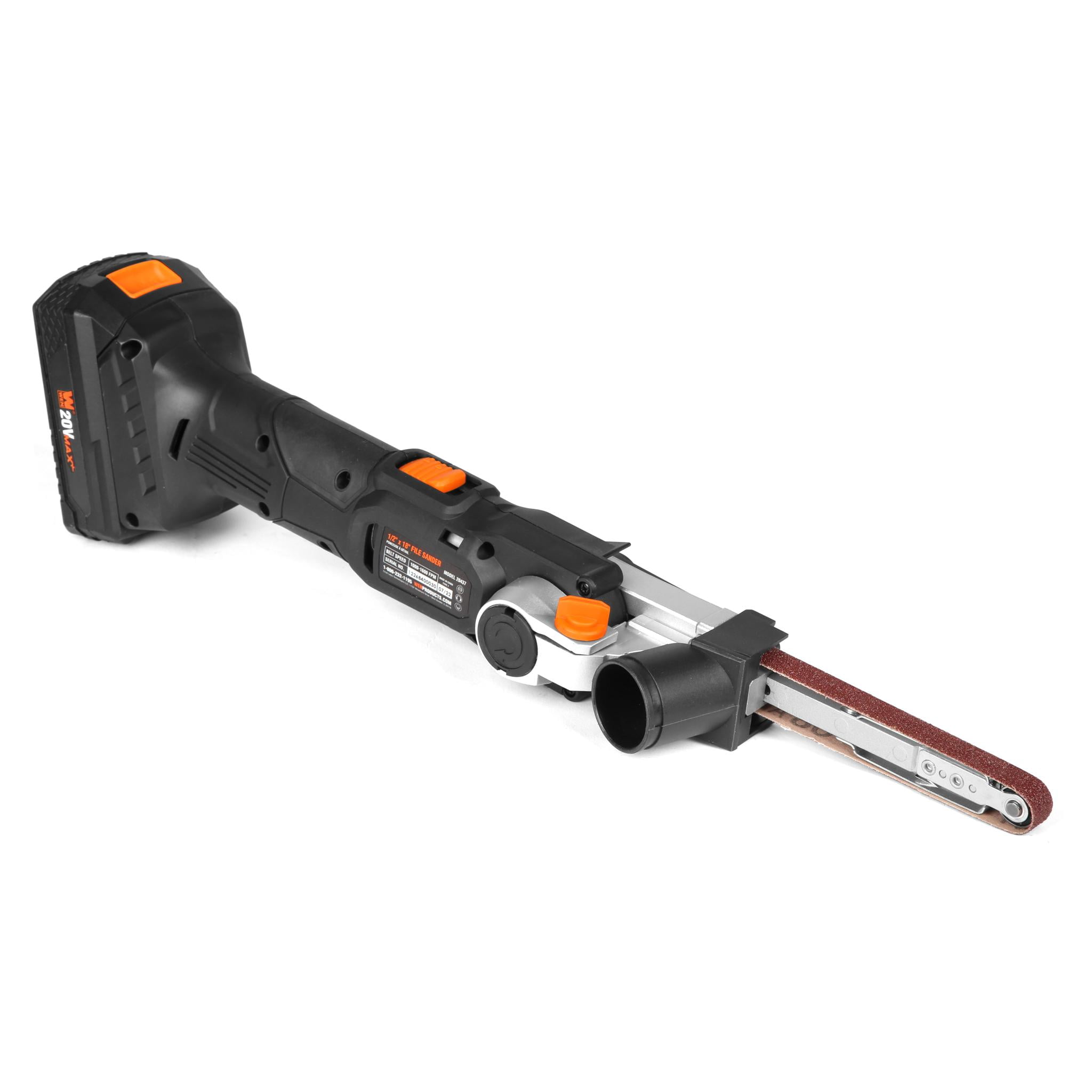 WEN 20V Max Cordless Variable Speed Detailing File Sander with 2.0 Ah Lithium-Ion Battery and Charger