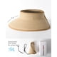 thumbnail image 3 of Sombrero con visera solar FURTALK para mujer, paja, ala ancha, plegable, 3 of 8