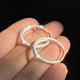 thumbnail image 5 of Pendientes de plata brillante con estrellas para mujer Pendientes delicados con circonita que muestran temperamento, 5 of 8