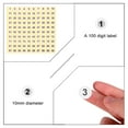thumbnail image 3 of Shisuyan Serial Number Stickers White Background with Black Text 100Pcs 12x4.7in, 3 of 8