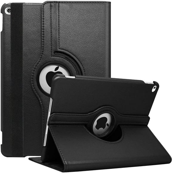 Nouvel Étui en Cuir pour iPad Pro 12.9 2018/2020, Couverture Intelligente à Support Rotatif à 360 Degrés avec Mise en Veille/réveil Automatique pour Tablette Apple iPad Pro 12.9 2018/2020 (Noir)