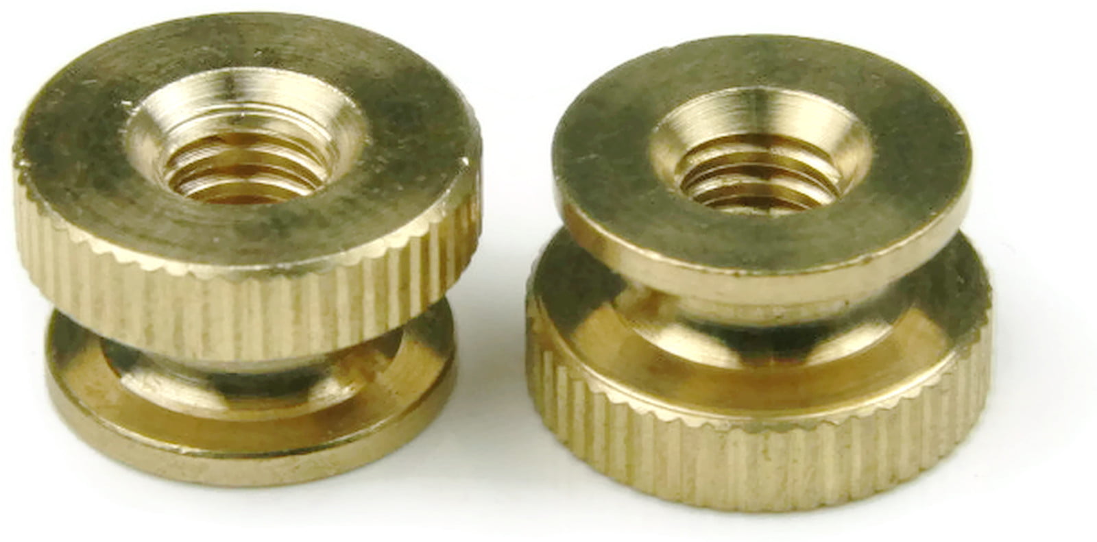 #10-24 Brass Solid Knurled Thumb Nut UNC Decorative QTY 250 