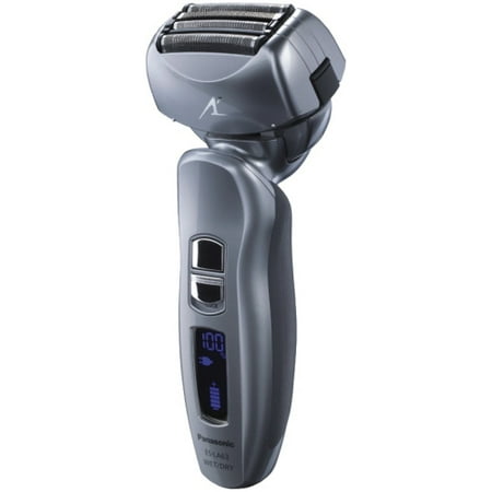 Panasonic ESLA63S + ESLA63S Combo Wet And Dry Nanotech Shaver W/ 10 Stage Blue LCD Display And 4 Independently Floating
