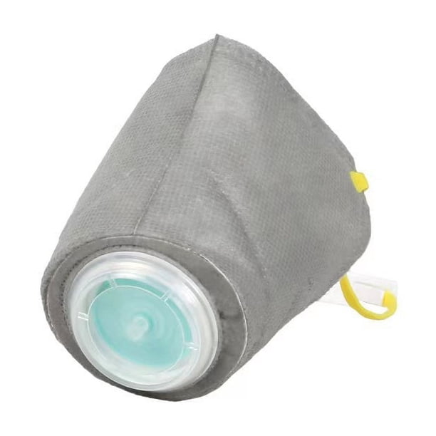 Bozal respirador ajustable para perros, bozal protector transpirable para perros con filtro de contaminantes del aire antivaho/antipolvo/anti-M, 3 uds.