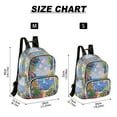thumbnail image 2 of FORMRS Mini Backpack Purse for Women Travel Daypack Casual Shoulder Bag, Pink Floral Window, 2 of 7