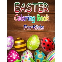 Easter Coloring Book for Kids : Easter Coloring Book for Ages 4-8, 8-12 (Paperback)