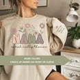 thumbnail image 2 of Personalized Nana Mom, Grandma, Mimi Sweatshirt (White, Medium), 2 of 11