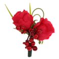 thumbnail image 2 of Corsage de Flores Artificiales perfecl Broche Decoración beige, 2 of 8