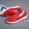 thumbnail image 5 of Men's Casual Loafers Slip On Leather Shoes Comfortable Lightweight Driving Shoes Male Moccasins Classic Penny Loafer Flats Boat Shoes Outdoor Walking Shoes, 5 of 17