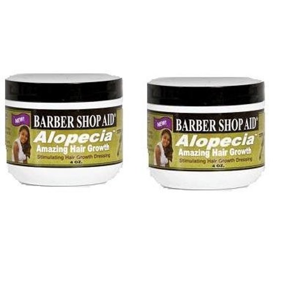 Barber Shop Aid Alopecia Peluquería 4 oz. (Paquete de 2)