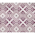 thumbnail image 4 of oneOone Cotton Flex Dark Magenta Fabric Geometric Ethnic Dress Material Fabric Print Fabric By The Yard 40 Inch Wide, 4 of 4